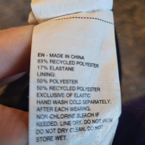 NIKE Essentials Black U-Back Plus Sz One-Piece Swimsuit 3x - Picture 8 of 8